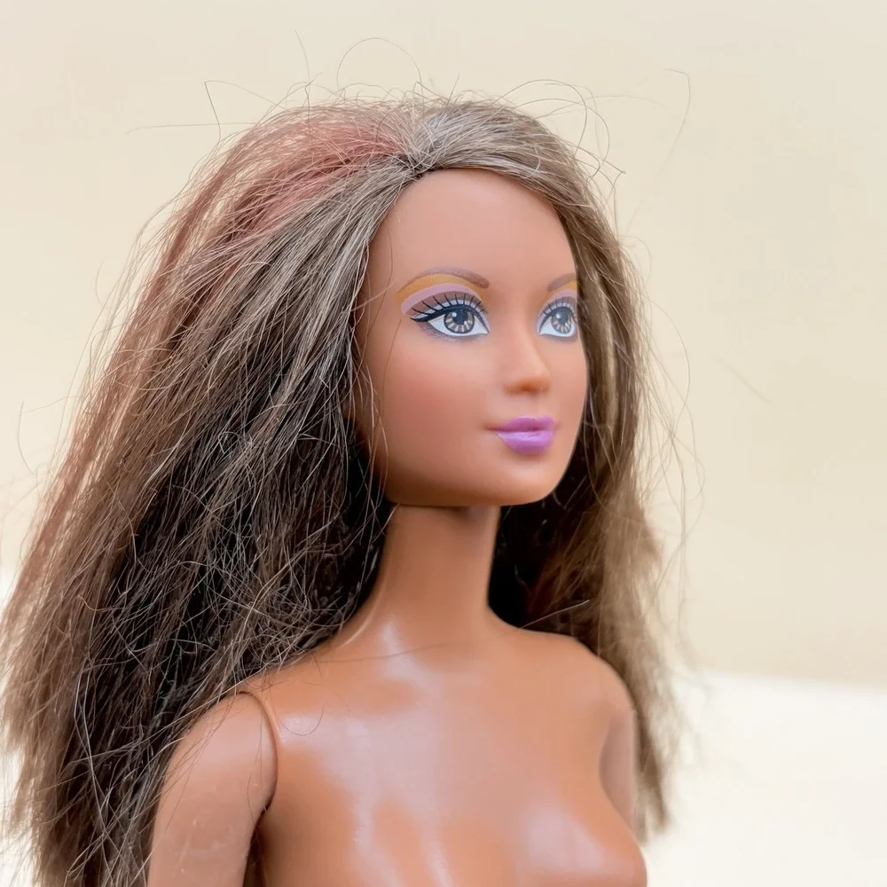 Barbie Fashion Fever Kayla Doll‎ 2005 Mattel Nude Doll Only Tan Brown Hair